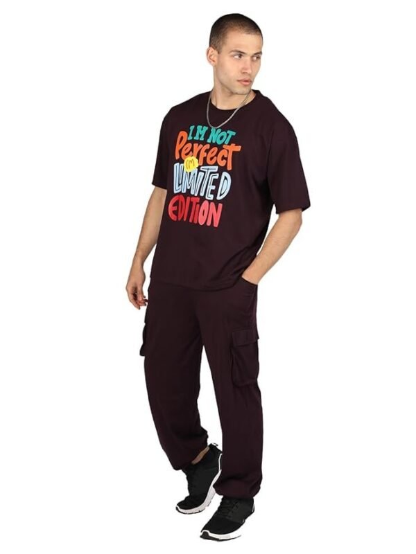 CHKOKKO Men Casual Summer Wear Coords Stylish Gents Cord Set Half Sleeves Latest Co Ord Track Suit Round Neck Western Co-ord Set