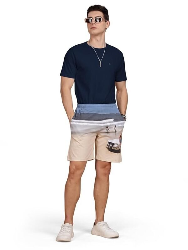BULLMER Trendy Co-Ord Set for Men | T-Shirt and Shorts Set