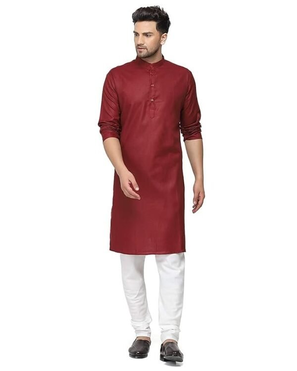 TULSSIKAA Men's Cotton Blended Traditional Kurta Only (Ethnic Wear)