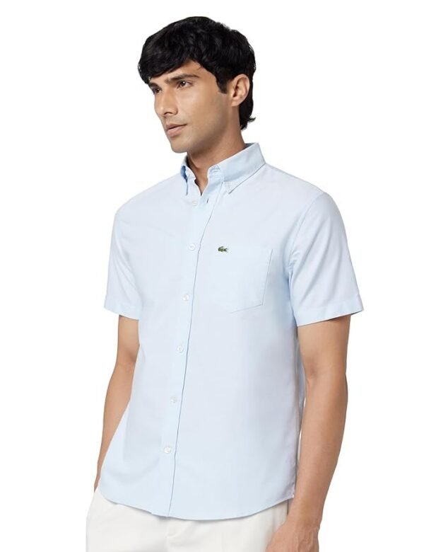 Lacoste Men's Solid Regular Fit Shirts