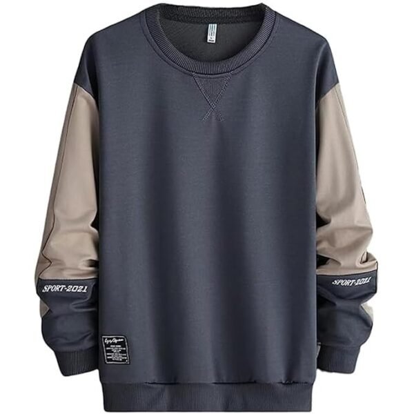 WOFOSY SY153 Men's Hoodie, Autumn Clothing, Casual, Round Collar, Soft T-shirt, Stylish, Large Size, Spring, Autumn, Winter