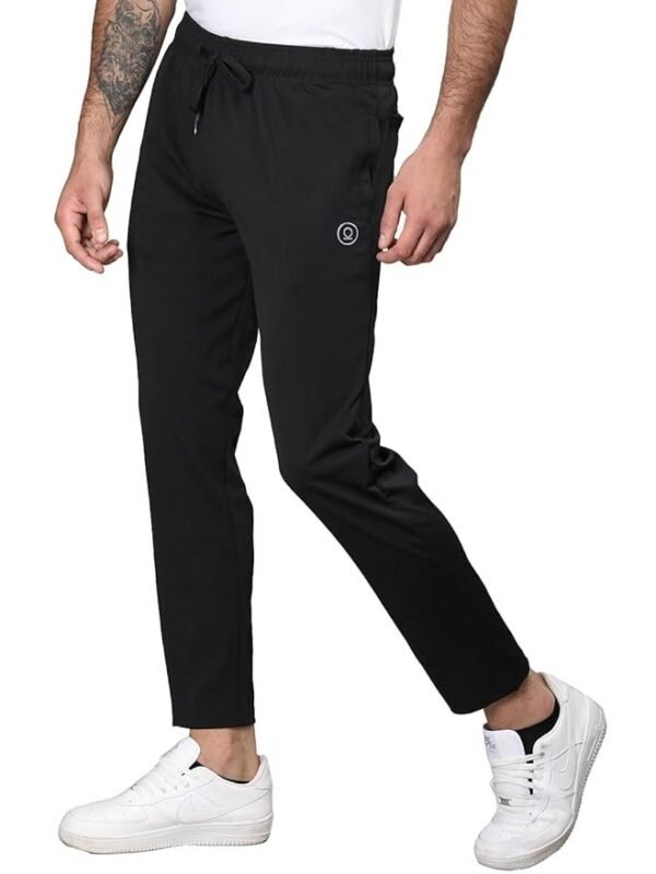 CHKOKKO Men's Regular Fit Mid Rise Sports Regular Track Pant Gym Workout Lower