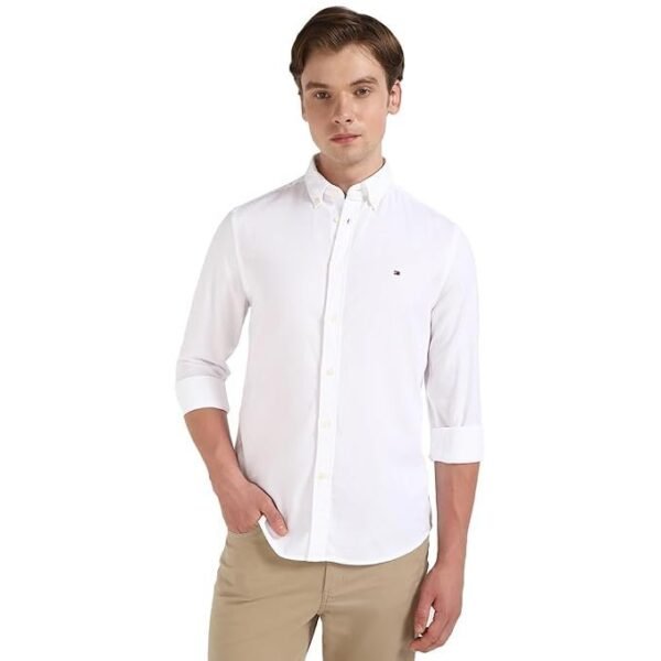 Tommy Hilfiger Men's Solid Slim Fit Shirt
