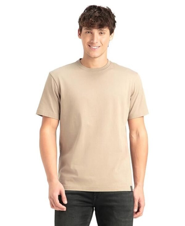 Jockey 2714 Men's Super Combed Cotton Rich Solid Round Neck Regular Fit Half Sleeve T-Shirt
