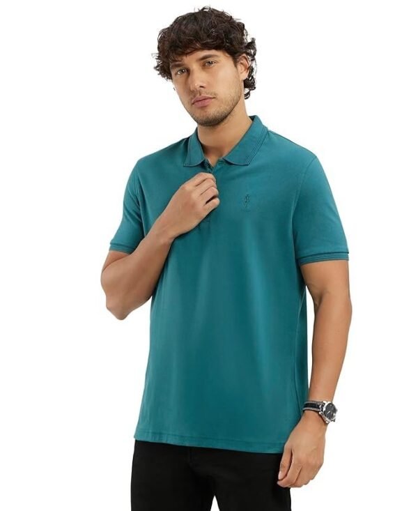 Jockey 3912 Men's Super Combed Cotton Rich Regular Fit Solid Half Sleeve Polo T-Shirt
