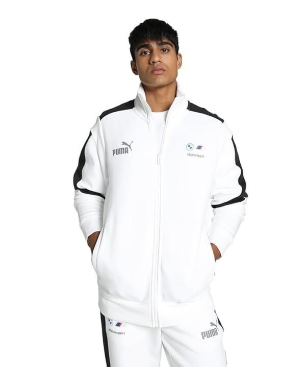 Puma Cotton Blend Mens Standard Length Jacket