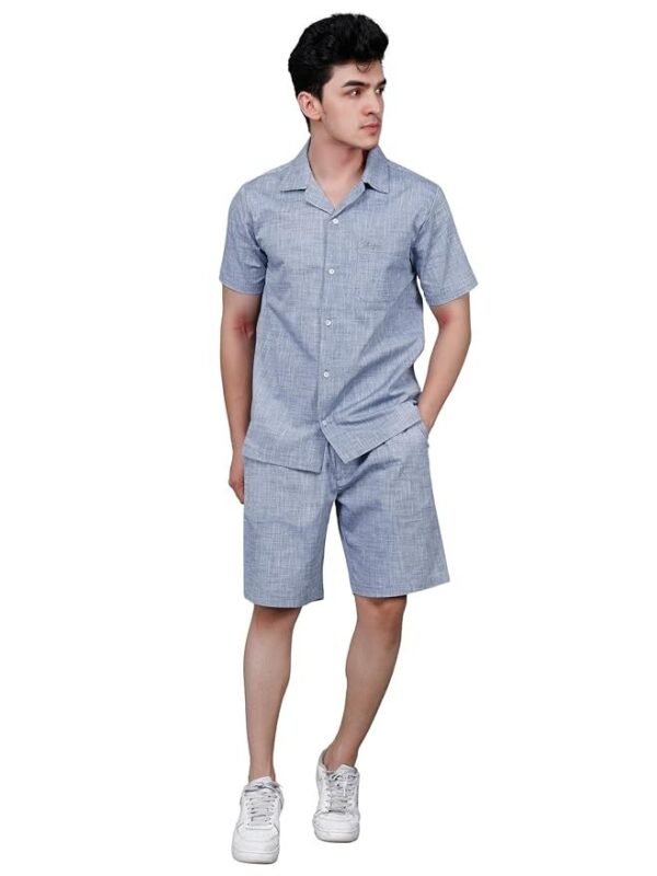 StarFox Men's Trending Coller Neck with Shorts Co-Ord Set
